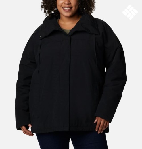 Columbia Maple Hollow Isolerte Jakker Dame Svarte | Plus Size 14632E